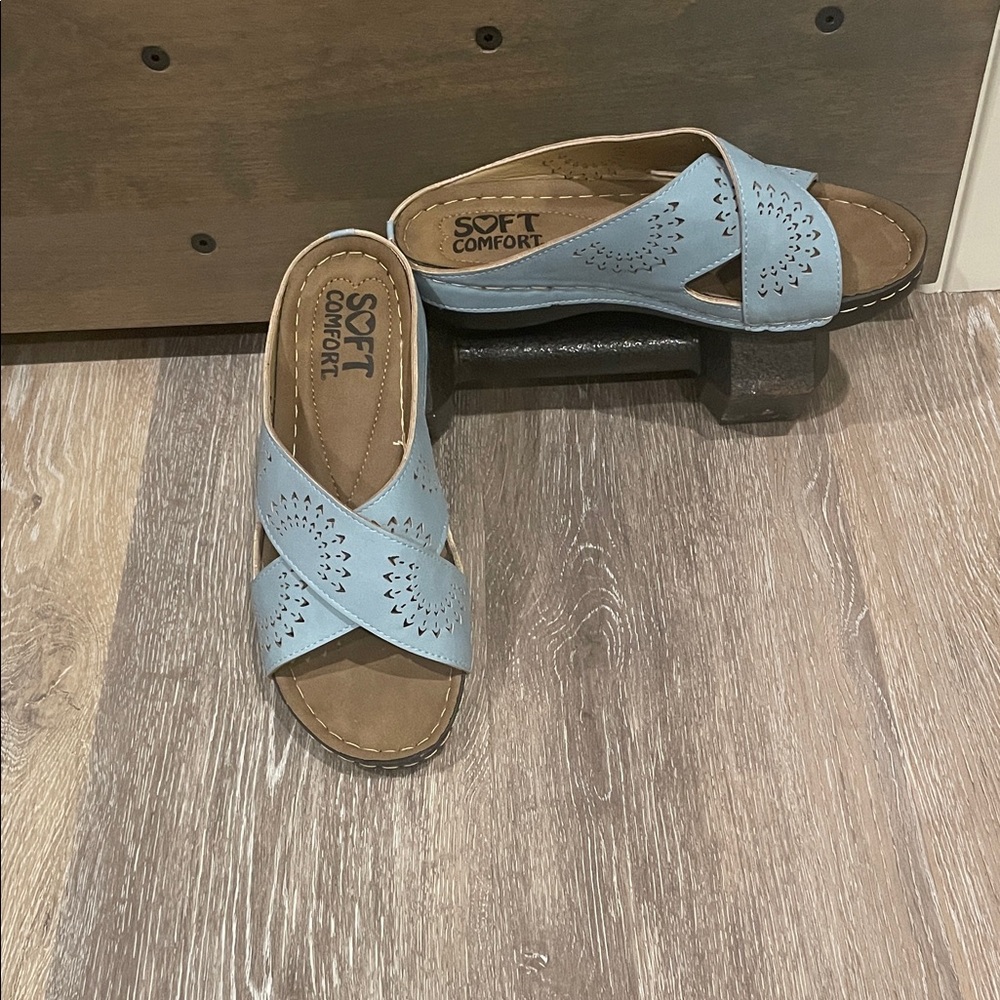 Women's Light Blue Sandals